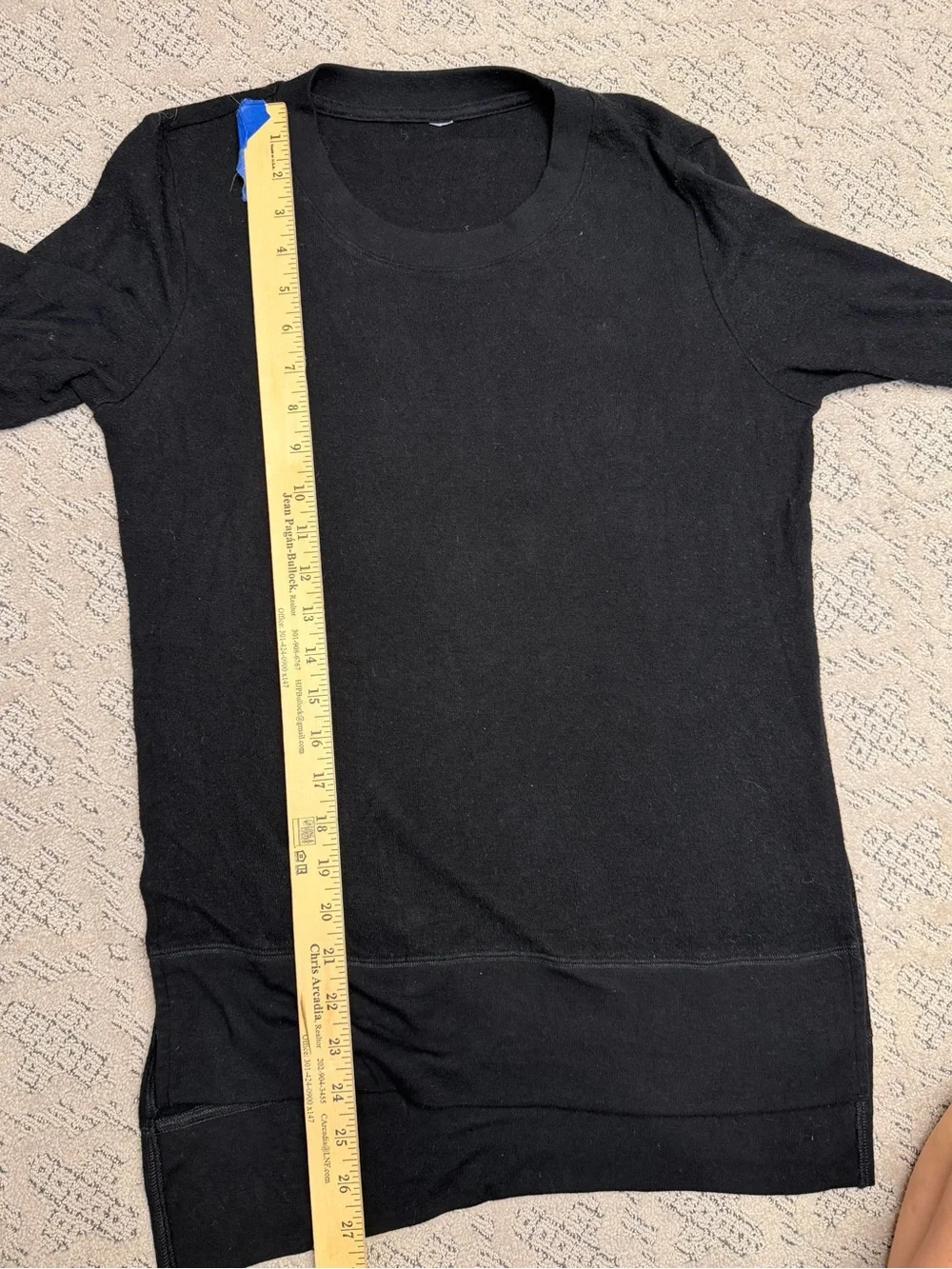 ALO Yoga Black Crewneck Sweater